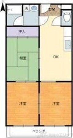 ハイツ山田の物件間取画像